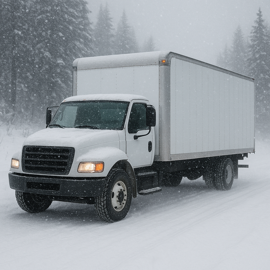 American Fleet A Truck in the Winter